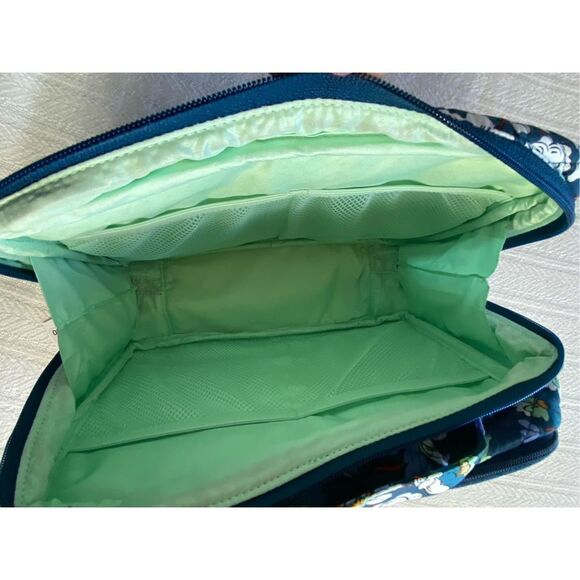 VERA BRADLEY Large Blush & Brush Makeup Case - Floral Bursts - Picture 6 of 8